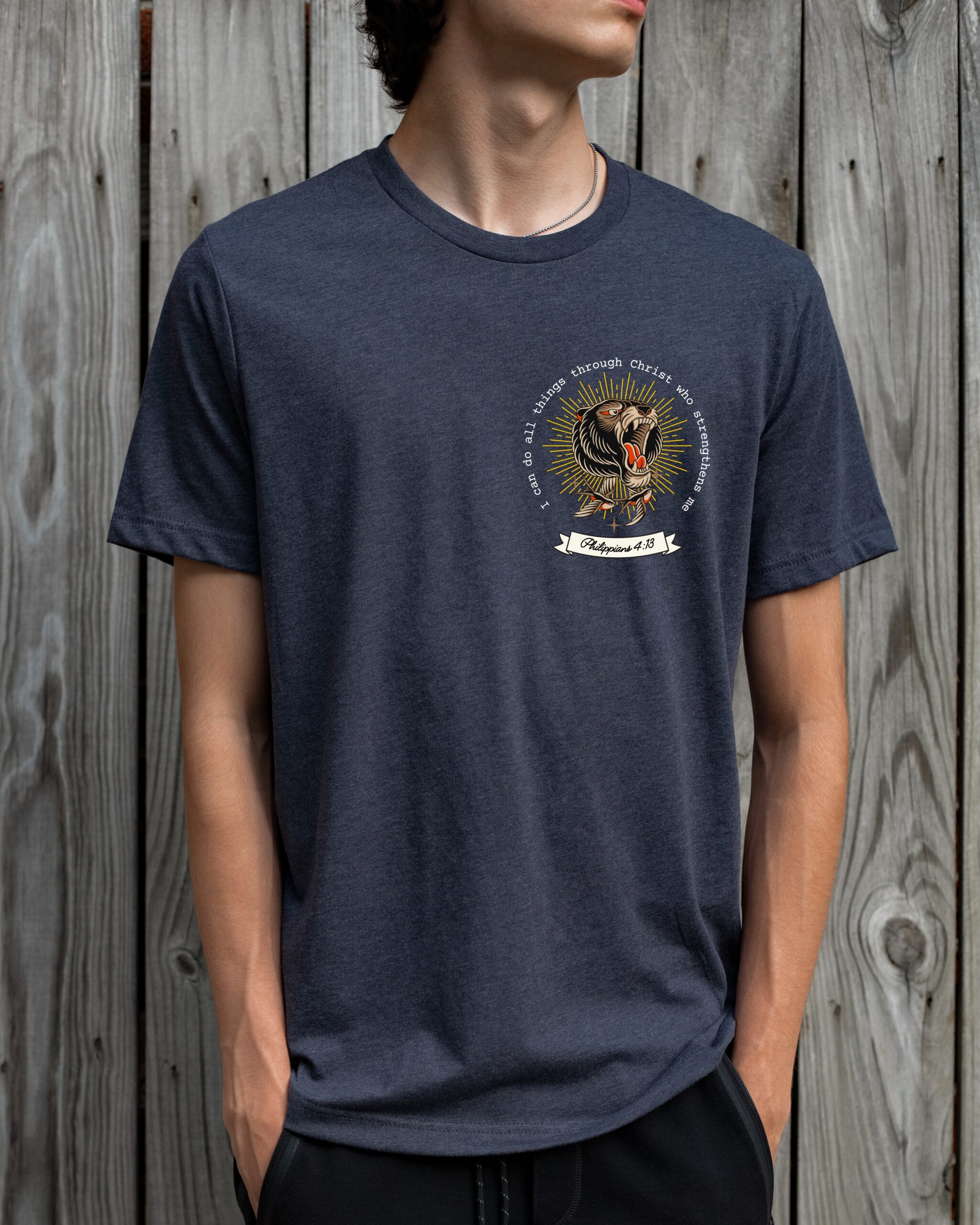 Philippians 4:13 Mens Shirt I Can Do All Things Through Christ